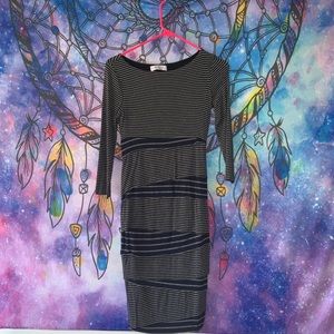 Bailey 44 Dress with Horizontal Stripes